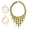 Gold Coin Jewelry Set