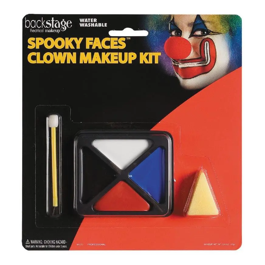 Spooky Faces Clown Makeup Kit 1 Spooky Faces Clown Makeup Kit
