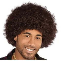 Brown Curly Wig