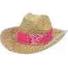 Paisley Straw Cowboy Hat