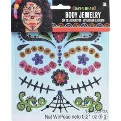Day Of The Dead Body Jewelry Pack -Costumes By Theme Shop 591770 02