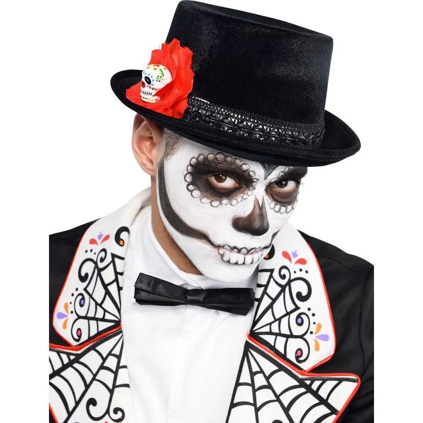 Day Of The Dead Top Hat 2 Day Of The Dead Top Hat - Image 2