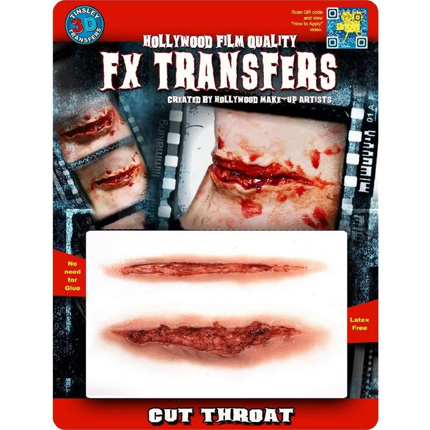 Cut Throat Prosthetics- Tinsley Transfers 2 Cut Throat Prosthetics- Tinsley Transfers - Image 2