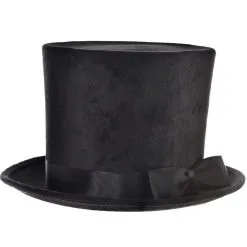 Victorian Black Top Hat Deluxe