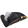 Black Pirate Captain Hat