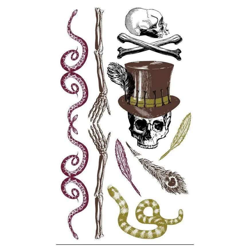Witch Doctor Tattoos 12ct 1 Witch Doctor Tattoos 12ct