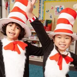 Child Cat In The Hat Top Hat - Dr. Seuss -Costumes By Theme Shop 732768 04