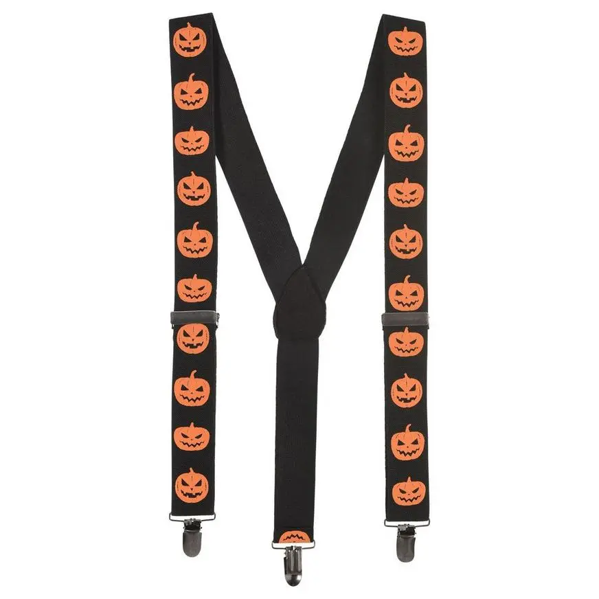 Evil Jack-o'-Lantern Suspenders 1 Evil Jack-o'-Lantern Suspenders