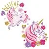 AMSCAN Magical Unicorn Body Jewelry 2ct