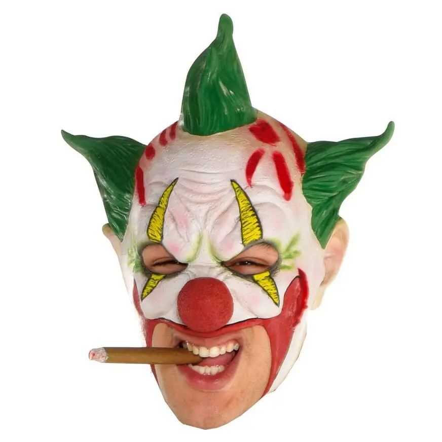 AMSCAN Adult Green-Haired Clown Mask 1 AMSCAN Adult Green-Haired Clown Mask