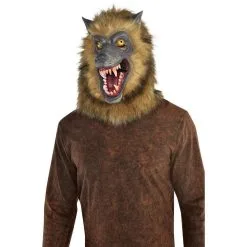 AMSCAN Brown Werewolf Mask -Costumes By Theme Shop 793192 01