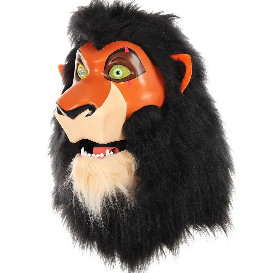 Adult Scar Mouth Mover Mask - The Lion King 1 Adult Scar Mouth Mover Mask - The Lion King