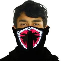 AFG MEDIA LTD Light-Up Sabertooth Scream Demon Mask