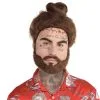 Music Cloud Rapper Wig & Beard Set