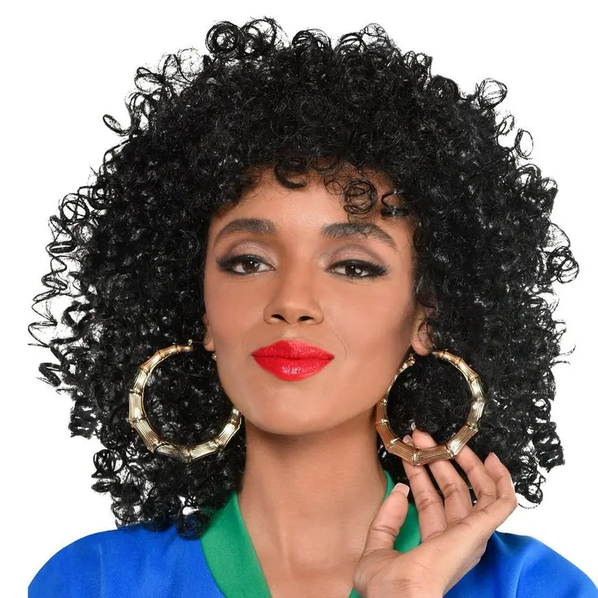 Gold Classic Bamboo Hoop Earrings 1 Gold Classic Bamboo Hoop Earrings