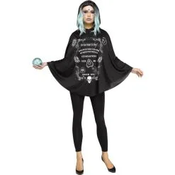 FunWorld Hooded Spirit Board Poncho For Adults