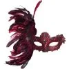 KBW Global Corp Scarlet Venetian Masquerade Mask