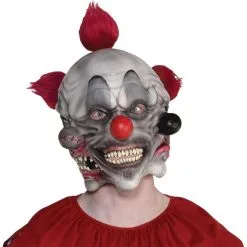AMSCAN Three-Face Clown Latex Mask