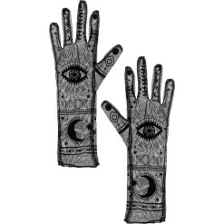 AMSCAN Black Sheer Mystic's Celestial Gloves -Costumes By Theme Shop 921505 01