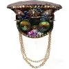 Rainbow Steampunk Captain Hat