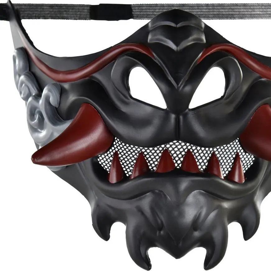 Adult Anime Dragon Plastic Half Mask 2 Adult Anime Dragon Plastic Half Mask - Image 2