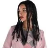 AMSCAN Black Box Braid Wig, 20in - 90s