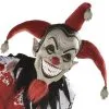 Adult Evil Jester Latex Mask With Mini Skulls - Twisted Circus