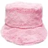 Adult 90s Pink Furry Bucket Hat
