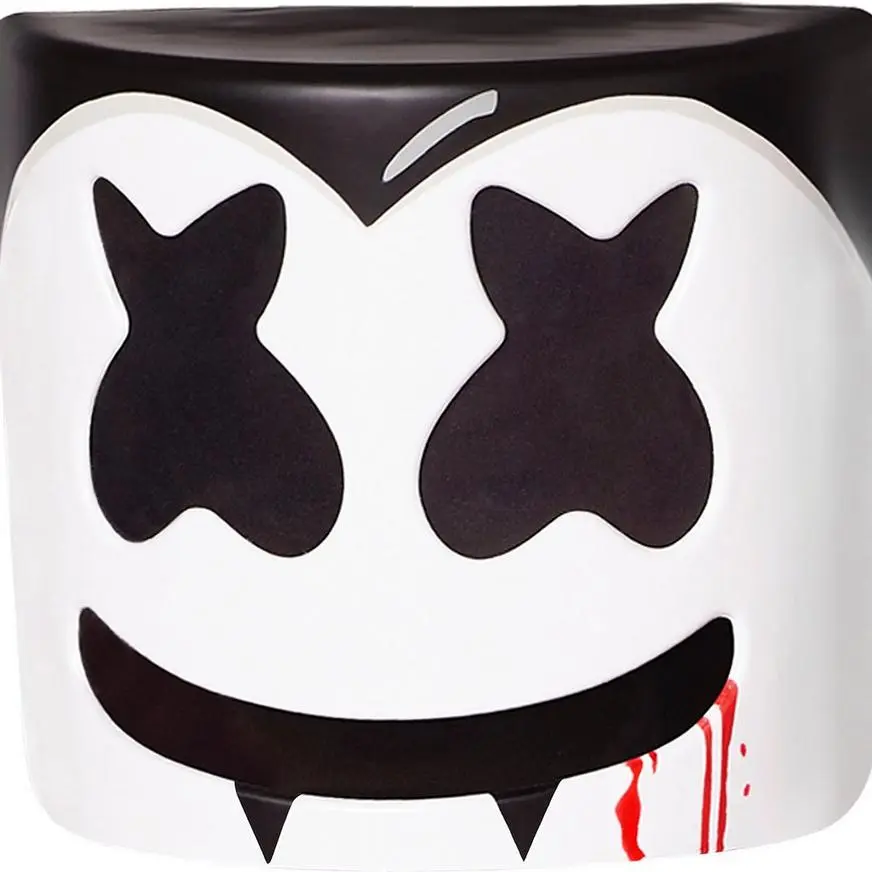 Adult Vampire Marshmello Mask 1 Adult Vampire Marshmello Mask