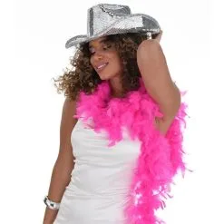 Silver Mirror Disco Cowboy Hat -Costumes By Theme Shop 969249 02