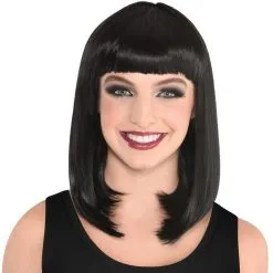 Black Long Bob Wig