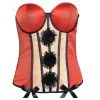 Red Vintage Clown Corset - Freak Show