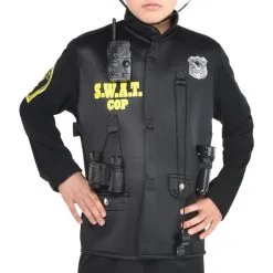 Boys SWAT Cop Costume -Costumes By Theme Shop P631144 02