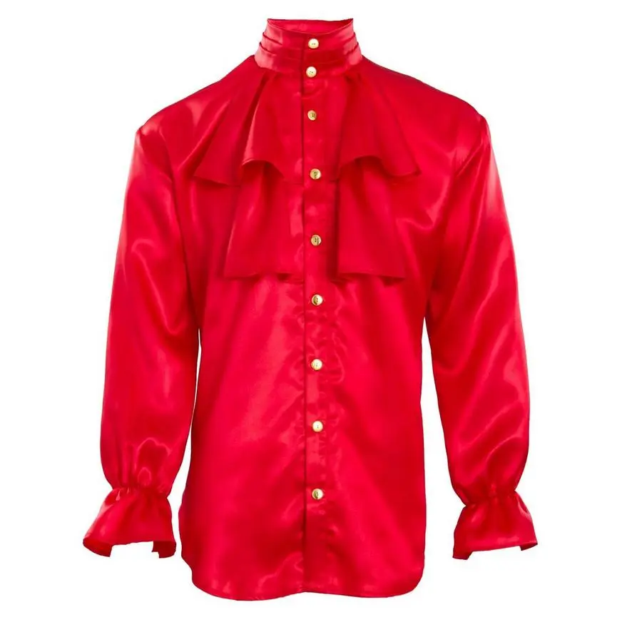 Red Captain Pirate Shirt 1 Red Captain Pirate Shirt