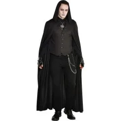 AMSCAN Black Vest -Costumes By Theme Shop P793470 02