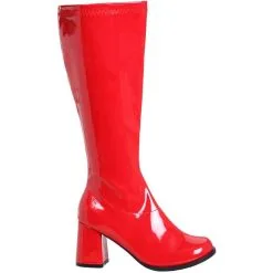 ELLIE SHOES INC Womens Red Go-Go Boots