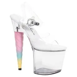 ELLIE SHOES INC Womens Unicorn Heel Platform Sandals