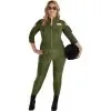 AMSCAN Womens Maverick Flight Suit Costume Plus Size - Top Gun 2
