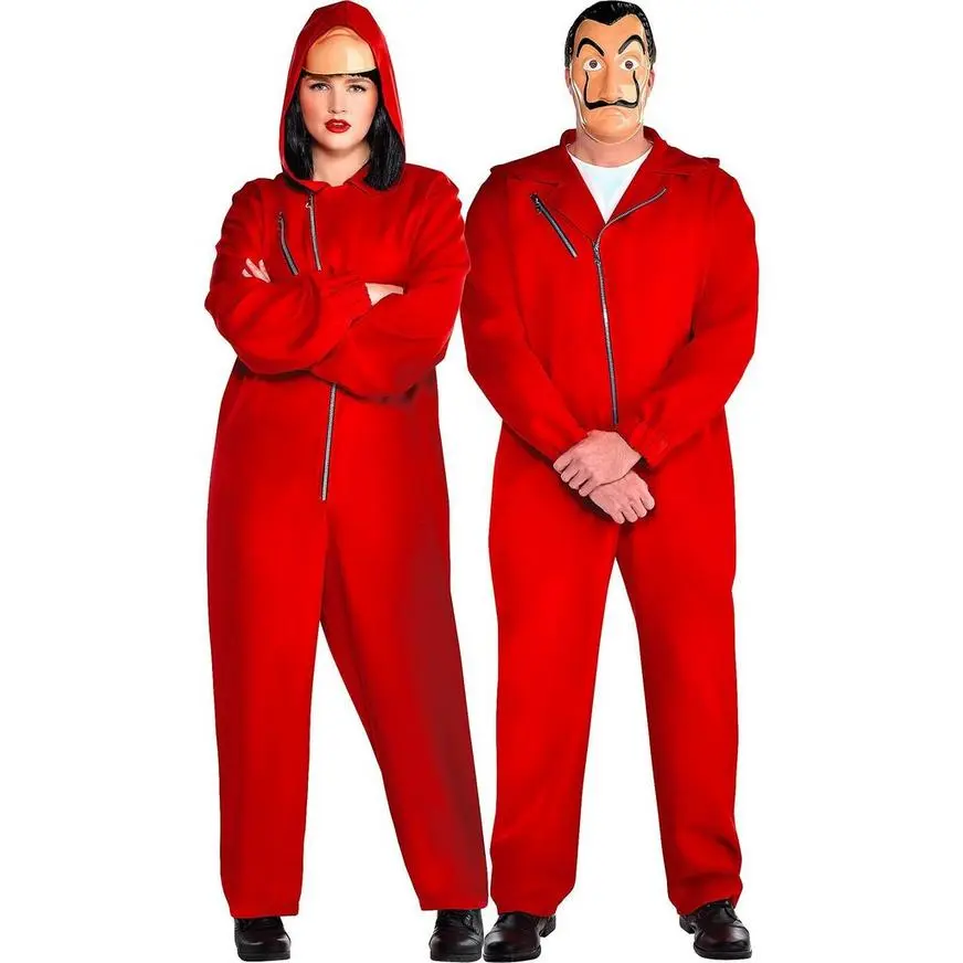 AMSCAN Adult Money Heist Costume Plus Size 1 AMSCAN Adult Money Heist Costume Plus Size