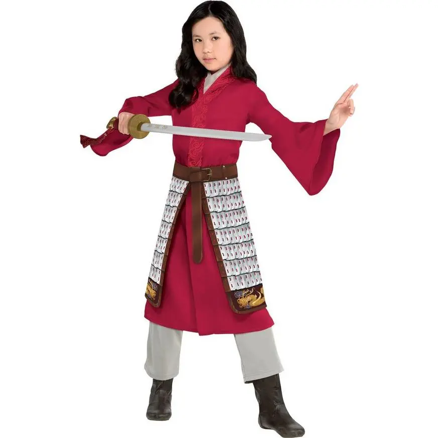 Kids' Mulan Deluxe Costume - Mulan Live-Action 1 Kids' Mulan Deluxe Costume - Mulan Live-Action