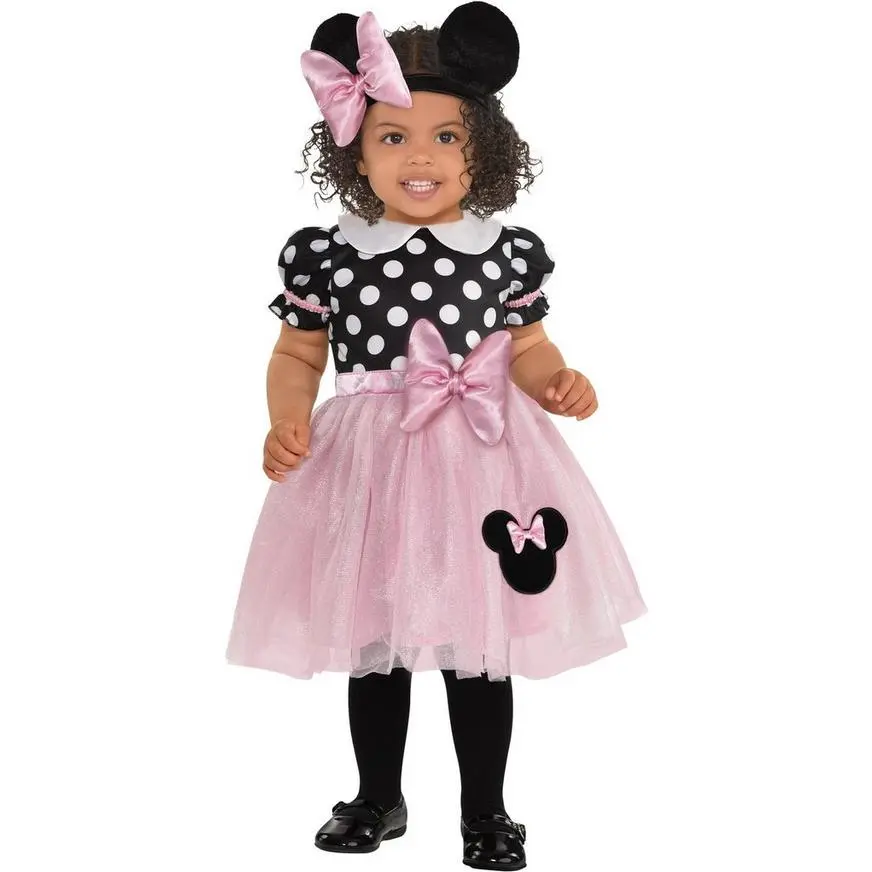AMSCAN Baby Pink Minnie Mouse Costume - Disney 1 AMSCAN Baby Pink Minnie Mouse Costume - Disney