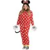 AMSCAN Adult Zipster Red Polka Dot Minnie Mouse One Piece Costume Plus Size - Disney