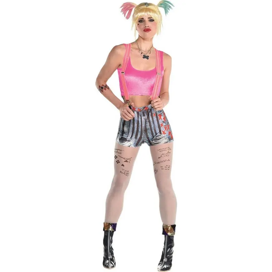 AMSCAN Adult Harley Quinn Costume - Birds Of Prey 1 AMSCAN Adult Harley Quinn Costume - Birds Of Prey