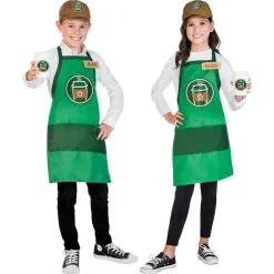 AMSCAN Kids' Barista Costume