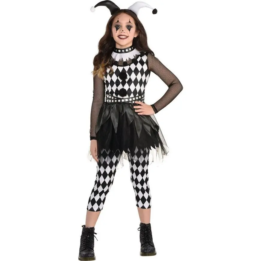 AMSCAN Kids' Punky Jester Costume 1 AMSCAN Kids' Punky Jester Costume