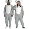 AMSCAN Adult Koala One Piece Zipster Costume - Plus Size