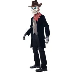 SEASONAL VISIONS INT'L LTD Light-Up Extreme Undead Zombie Cowboy Costume For Kids  -Costumes By Theme Shop P923806 02