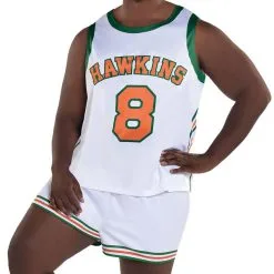 Party City Adult Lucas Hawkins High Basketball Plus Size Costume - Stranger Things 4 -Costumes By Theme Shop P938768 01