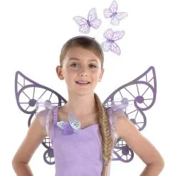 Kids' Shimmering Butterfly Costume -Costumes By Theme Shop P941090 01