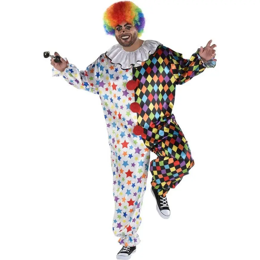 Adult Friendly Clown Plus Size Costume 1 Adult Friendly Clown Plus Size Costume